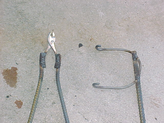 pliers tongs and pickup hooks